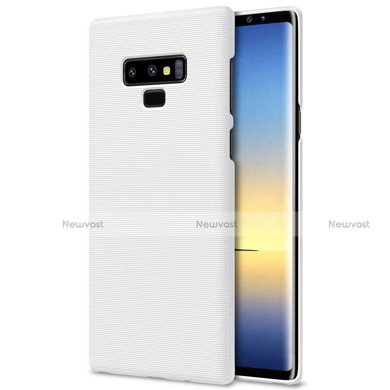 Hard Rigid Plastic Matte Finish Snap On Case M04 for Samsung Galaxy Note 9 White