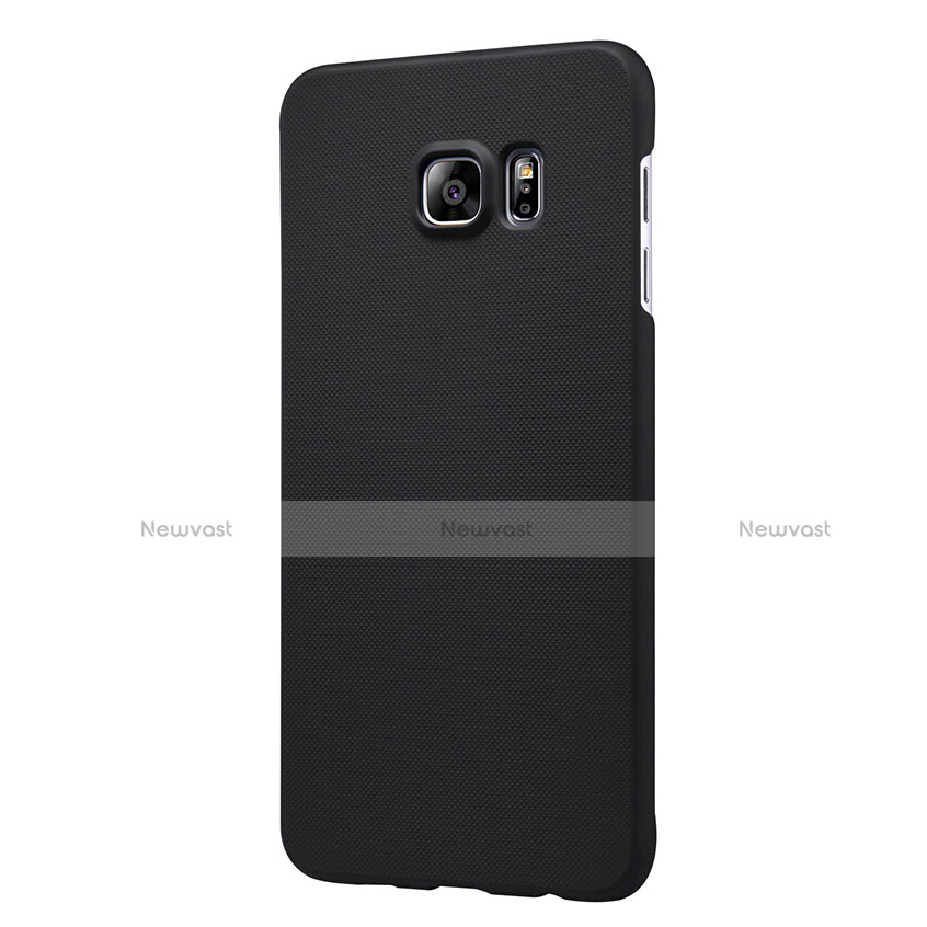 Hard Rigid Plastic Matte Finish Snap On Case M04 for Samsung Galaxy S6 Edge+ Plus SM-G928F Black