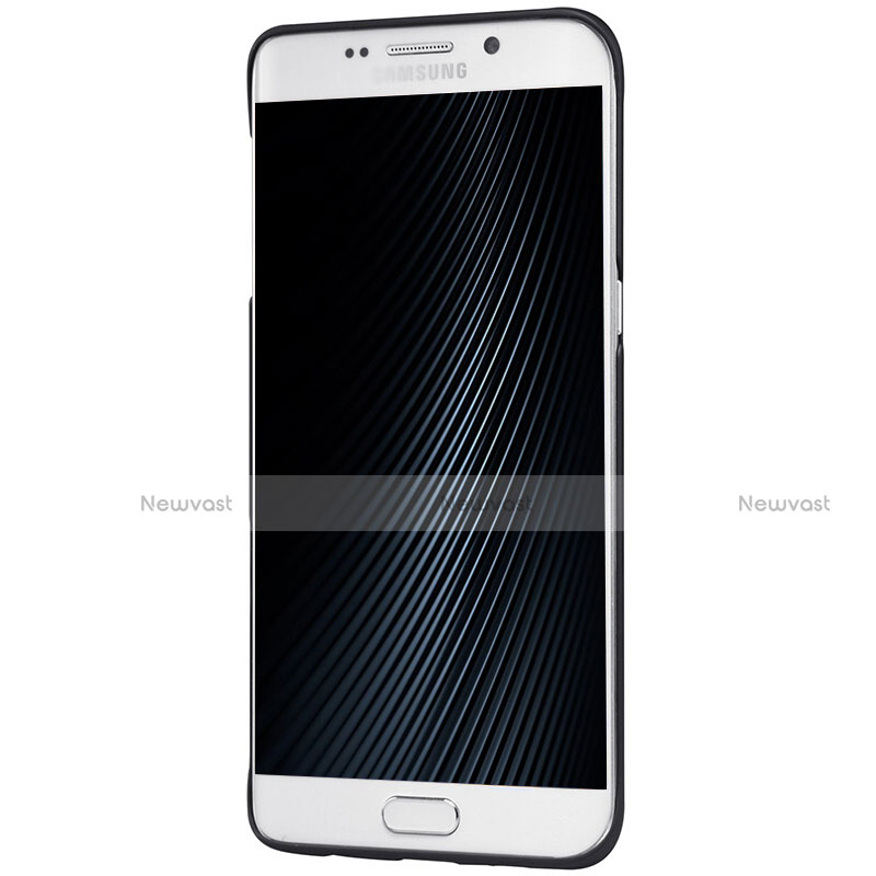 Hard Rigid Plastic Matte Finish Snap On Case M04 for Samsung Galaxy S6 Edge+ Plus SM-G928F Black