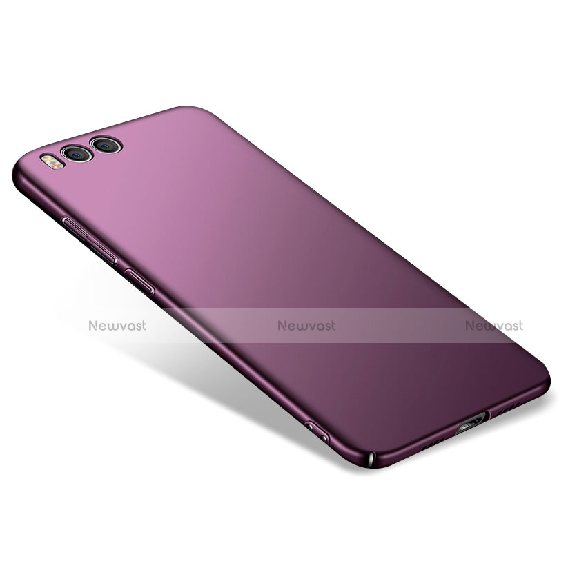 Hard Rigid Plastic Matte Finish Snap On Case M04 for Xiaomi Mi Note 3 Purple