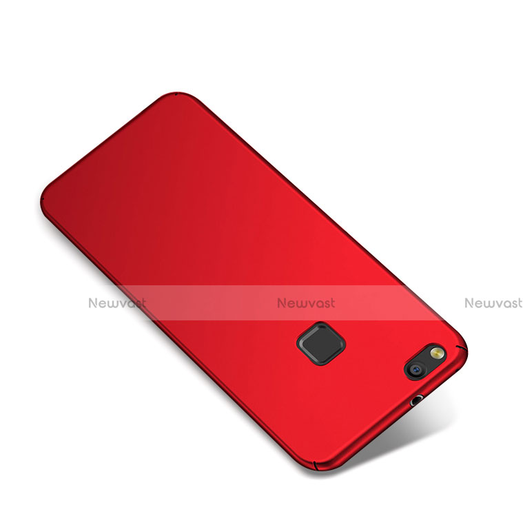 Hard Rigid Plastic Matte Finish Snap On Case M05 for Huawei GR3 (2017) Red