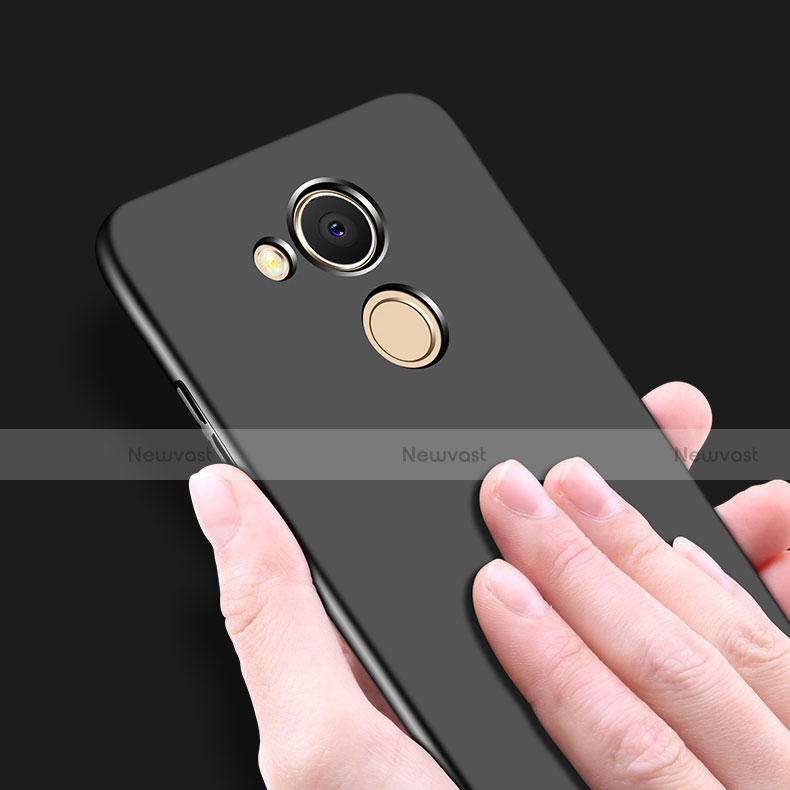 Hard Rigid Plastic Matte Finish Snap On Case M05 for Huawei Honor 6C Pro Black