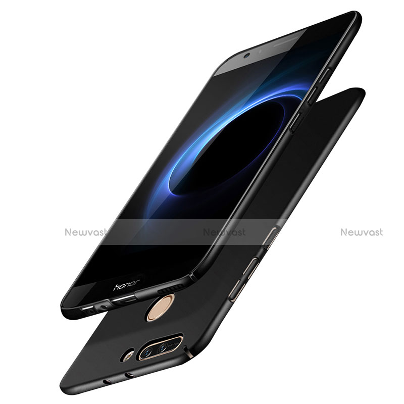 Hard Rigid Plastic Matte Finish Snap On Case M05 for Huawei Honor 8 Pro Black