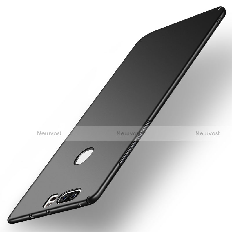 Hard Rigid Plastic Matte Finish Snap On Case M05 for Huawei Honor V8 Black