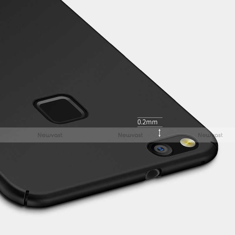 Hard Rigid Plastic Matte Finish Snap On Case M05 for Huawei P8 Lite (2017) Black