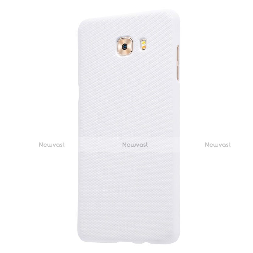 Hard Rigid Plastic Matte Finish Snap On Case M05 for Samsung Galaxy C9 Pro C9000 White