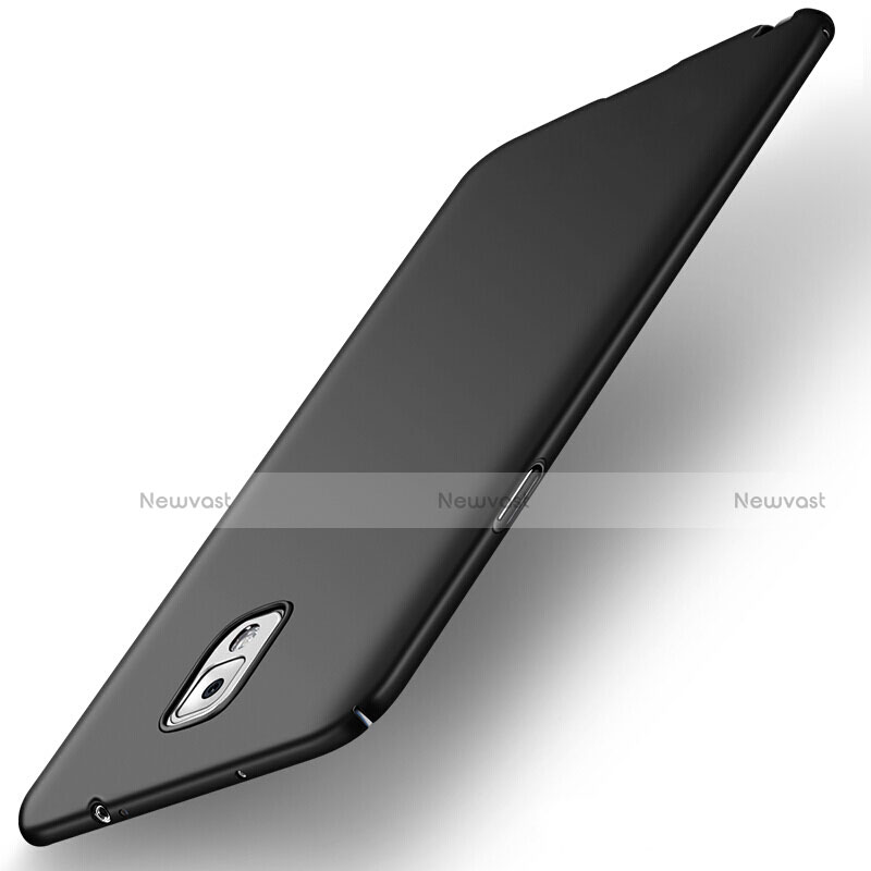 Hard Rigid Plastic Matte Finish Snap On Case M05 for Samsung Galaxy Note 3 N9000 Black