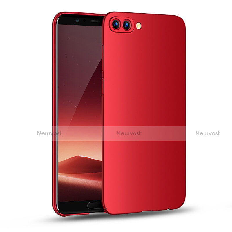 Hard Rigid Plastic Matte Finish Snap On Case M06 for Huawei Honor View 10 Red