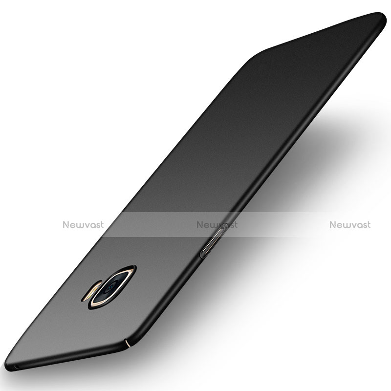 Hard Rigid Plastic Matte Finish Snap On Case M06 for Samsung Galaxy C5 SM-C5000 Black