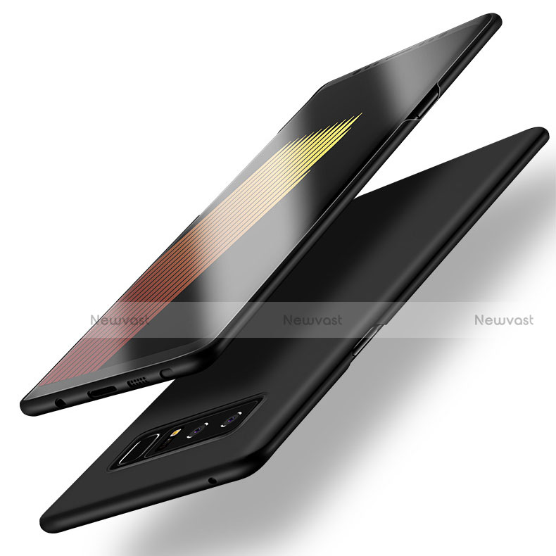 Hard Rigid Plastic Matte Finish Snap On Case M06 for Samsung Galaxy Note 8 Black