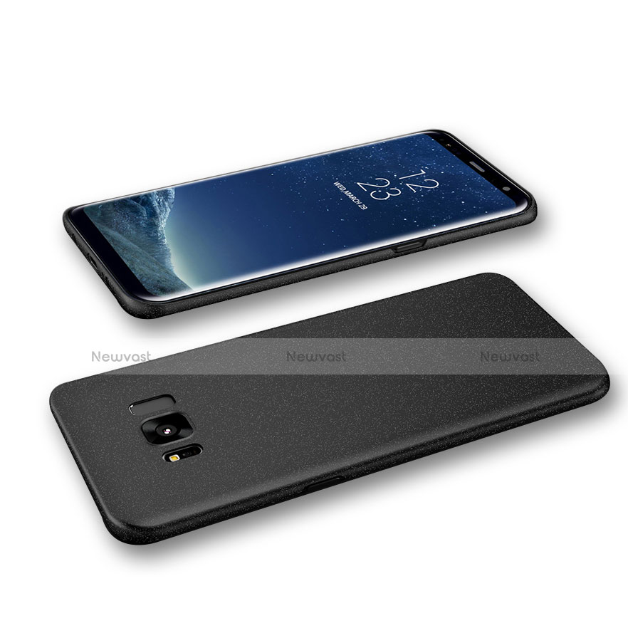 Hard Rigid Plastic Matte Finish Snap On Case M06 for Samsung Galaxy S8 Plus Black