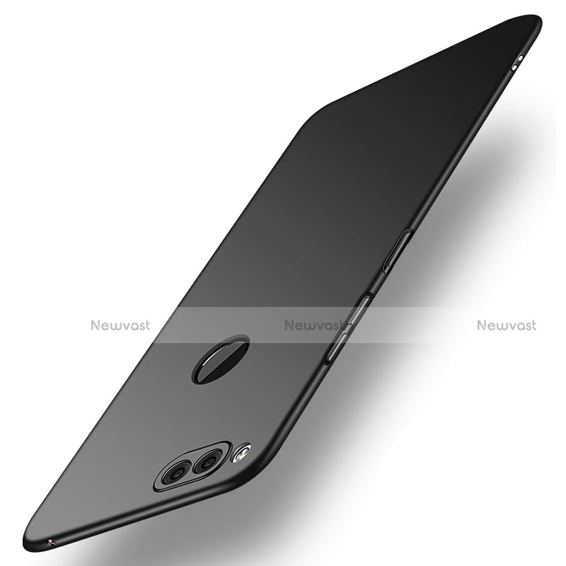 Hard Rigid Plastic Matte Finish Snap On Case M07 for Huawei Honor 7X Black
