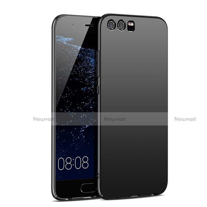 Hard Rigid Plastic Matte Finish Snap On Case M07 for Huawei P10 Black