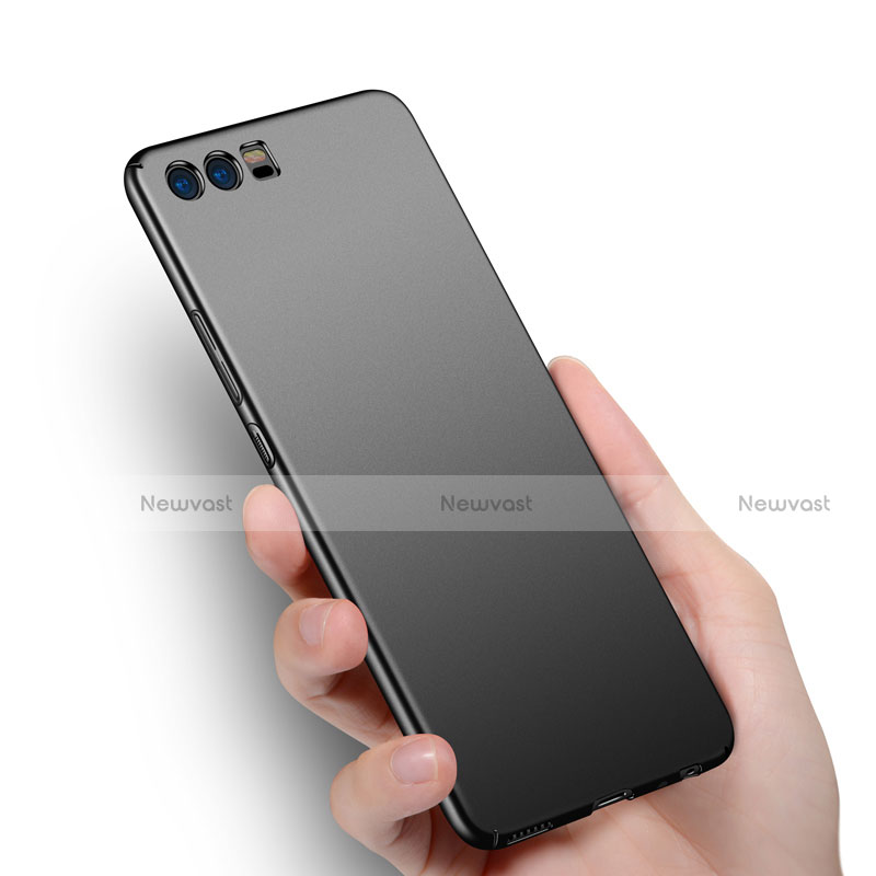 Hard Rigid Plastic Matte Finish Snap On Case M07 for Huawei P10 Black