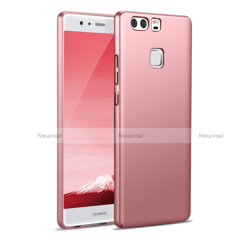 Hard Rigid Plastic Matte Finish Snap On Case M07 for Huawei P9 Plus Pink