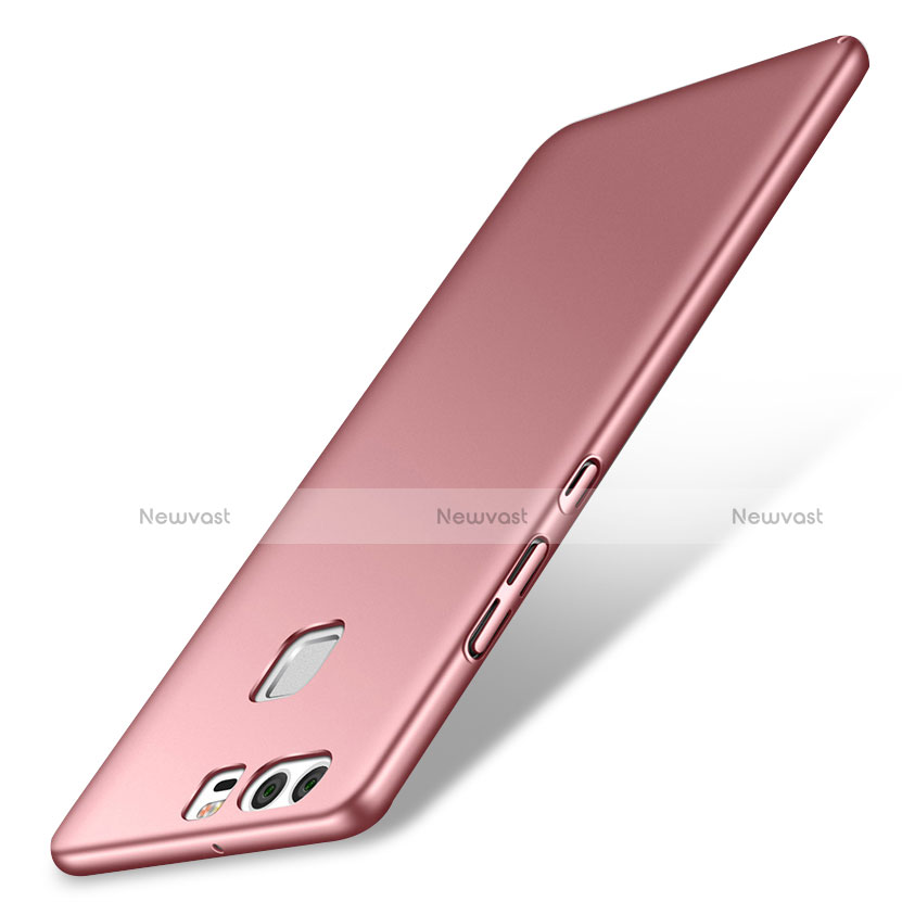Hard Rigid Plastic Matte Finish Snap On Case M07 for Huawei P9 Plus Pink