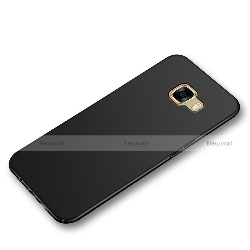 Hard Rigid Plastic Matte Finish Snap On Case M07 for Samsung Galaxy C7 SM-C7000 Black