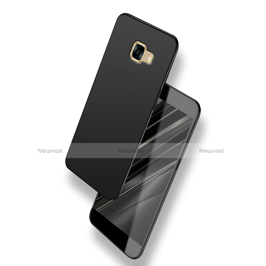 Hard Rigid Plastic Matte Finish Snap On Case M07 for Samsung Galaxy C7 SM-C7000 Black