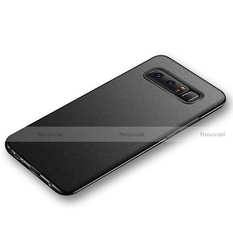 Hard Rigid Plastic Matte Finish Snap On Case M07 for Samsung Galaxy Note 8 Black