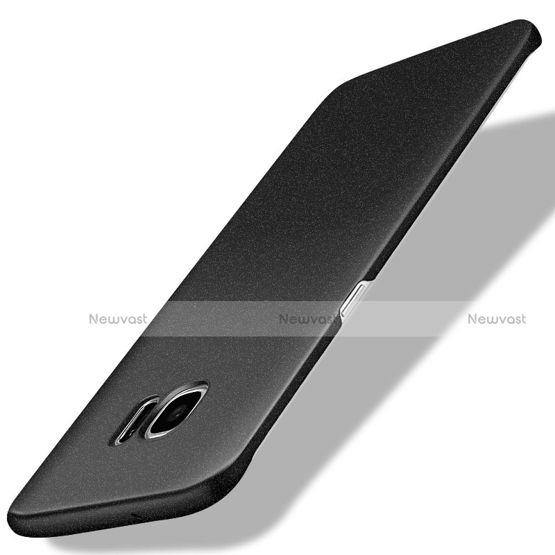 Hard Rigid Plastic Matte Finish Snap On Case M07 for Samsung Galaxy S7 Edge G935F Black