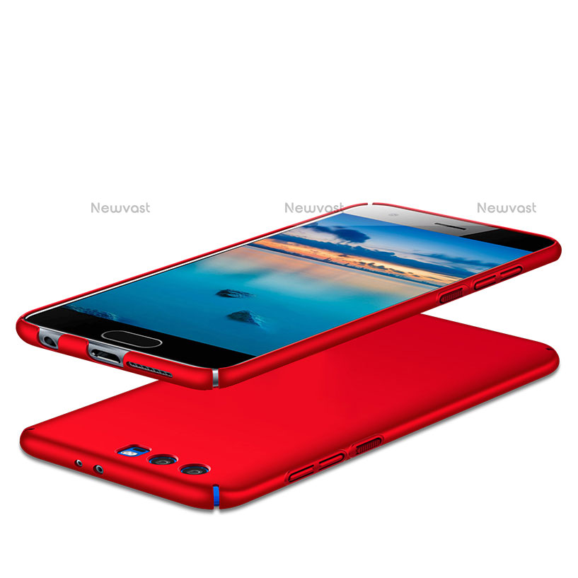 Hard Rigid Plastic Matte Finish Snap On Case M08 for Huawei Honor 9 Red