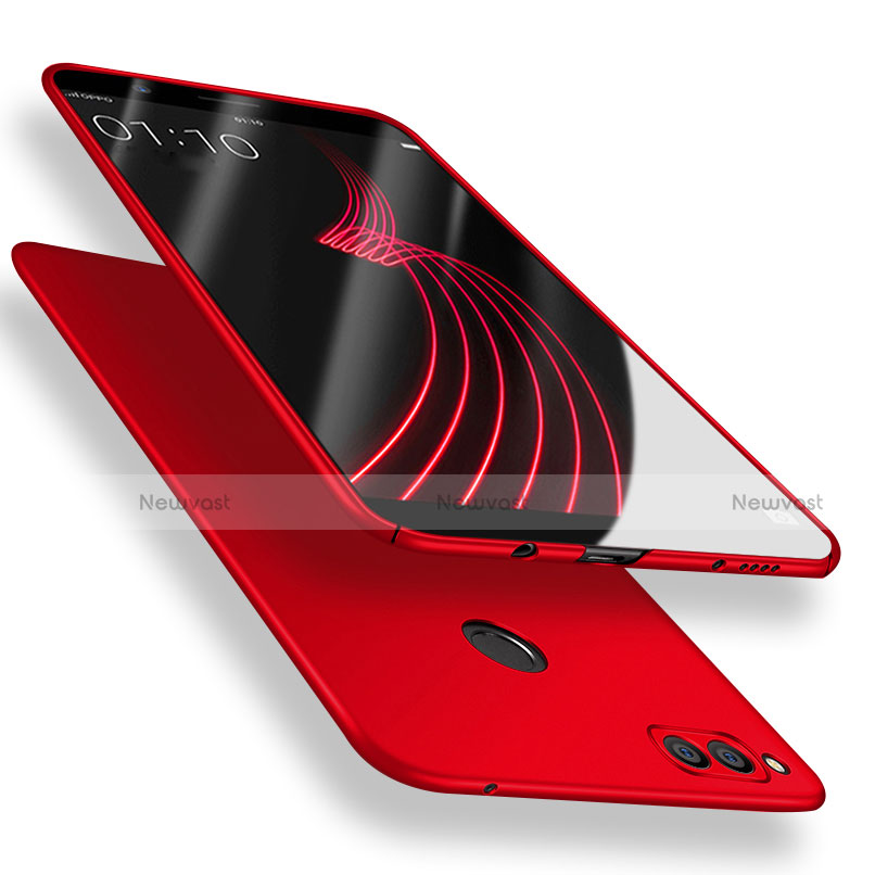 Hard Rigid Plastic Matte Finish Snap On Case M08 for Huawei Honor Play 7X Red