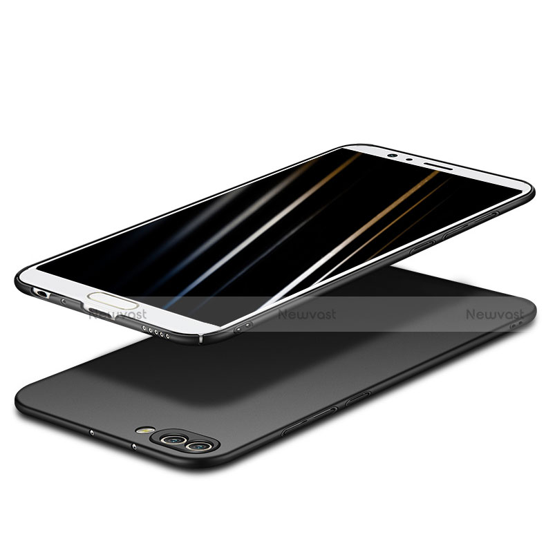 Hard Rigid Plastic Matte Finish Snap On Case M08 for Huawei Honor V10 Black