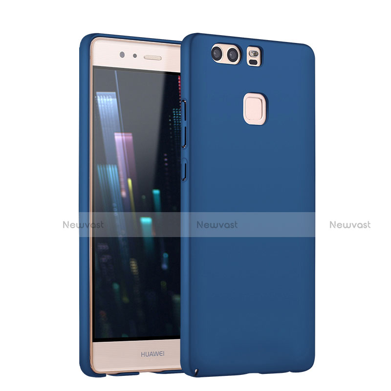 Hard Rigid Plastic Matte Finish Snap On Case M08 for Huawei P9 Blue