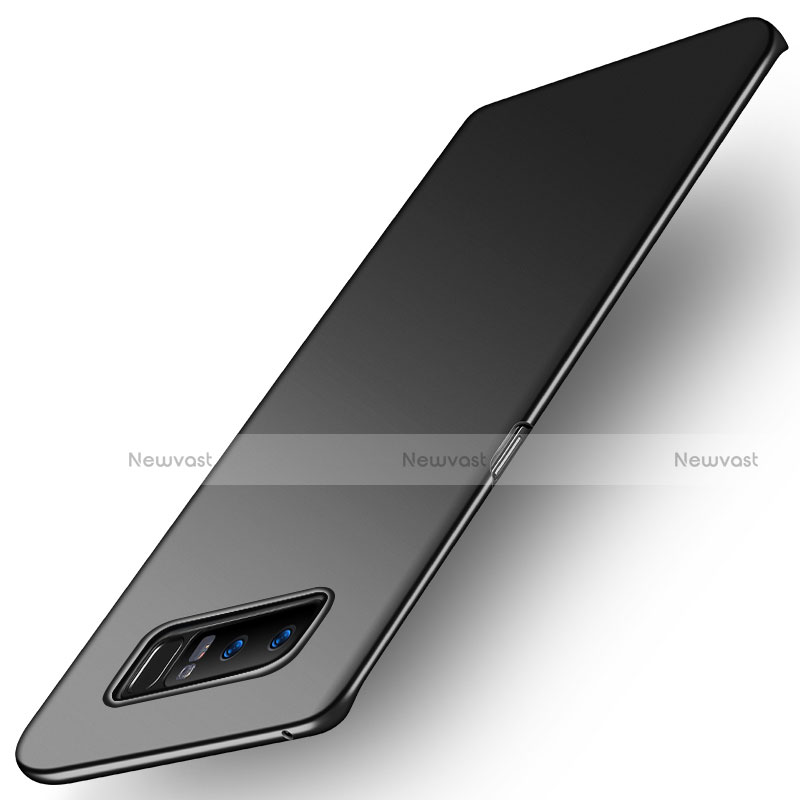 Hard Rigid Plastic Matte Finish Snap On Case M08 for Samsung Galaxy Note 8 Black