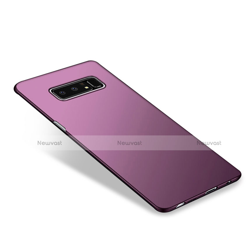 Hard Rigid Plastic Matte Finish Snap On Case M09 for Samsung Galaxy Note 8 Duos N950F Purple