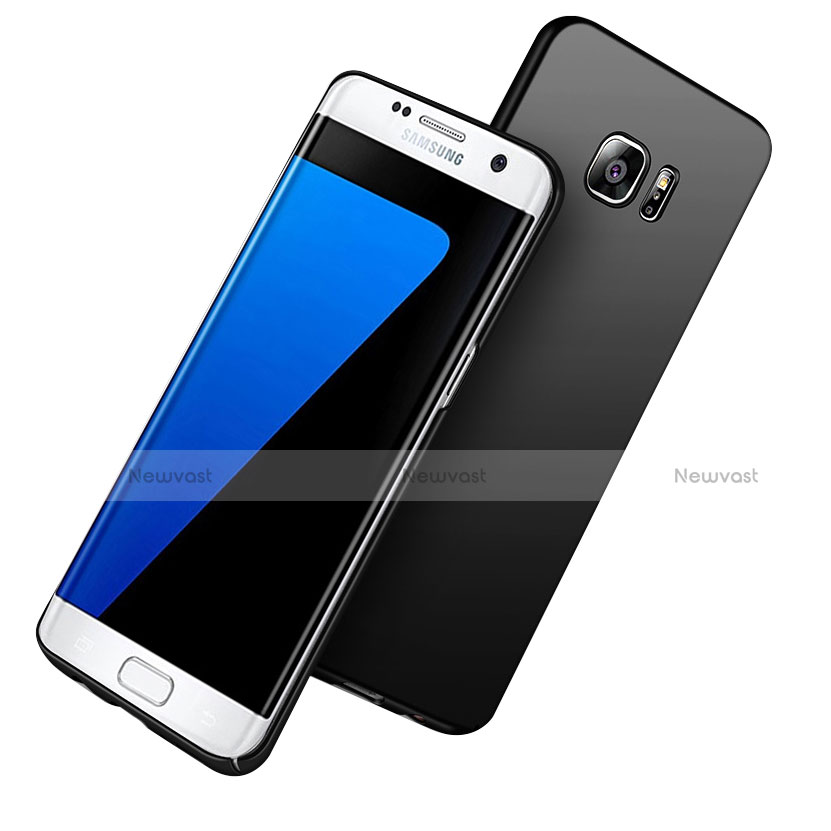 Hard Rigid Plastic Matte Finish Snap On Case M09 for Samsung Galaxy S7 Edge G935F Black