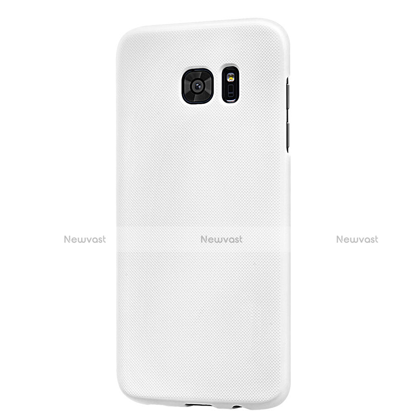 Hard Rigid Plastic Matte Finish Snap On Case M10 for Samsung Galaxy S7 Edge G935F White