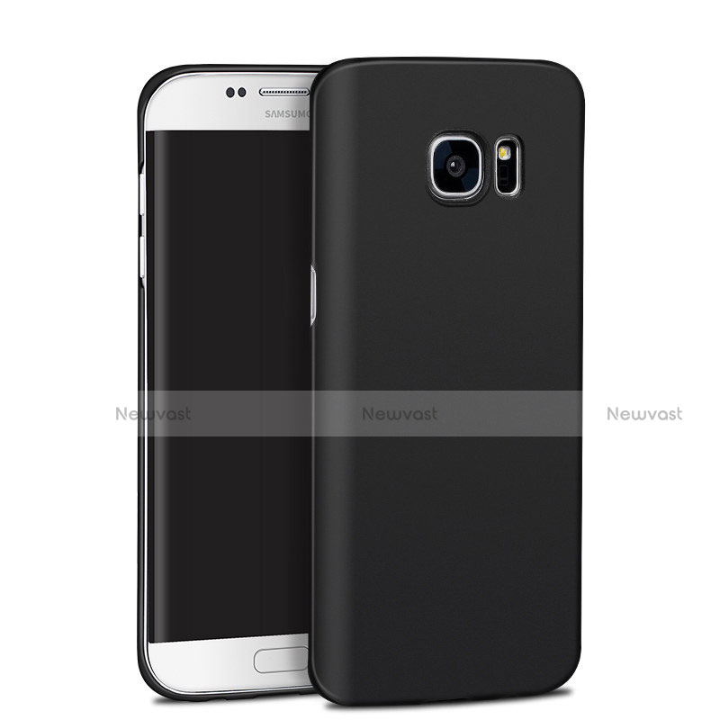 Hard Rigid Plastic Matte Finish Snap On Case M11 for Samsung Galaxy S7 Edge G935F Black