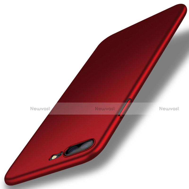 Hard Rigid Plastic Matte Finish Snap On Case M12 for Apple iPhone 7 Plus Red