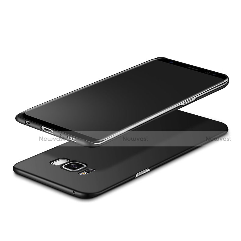 Hard Rigid Plastic Matte Finish Snap On Case M12 for Samsung Galaxy S8 Plus Black
