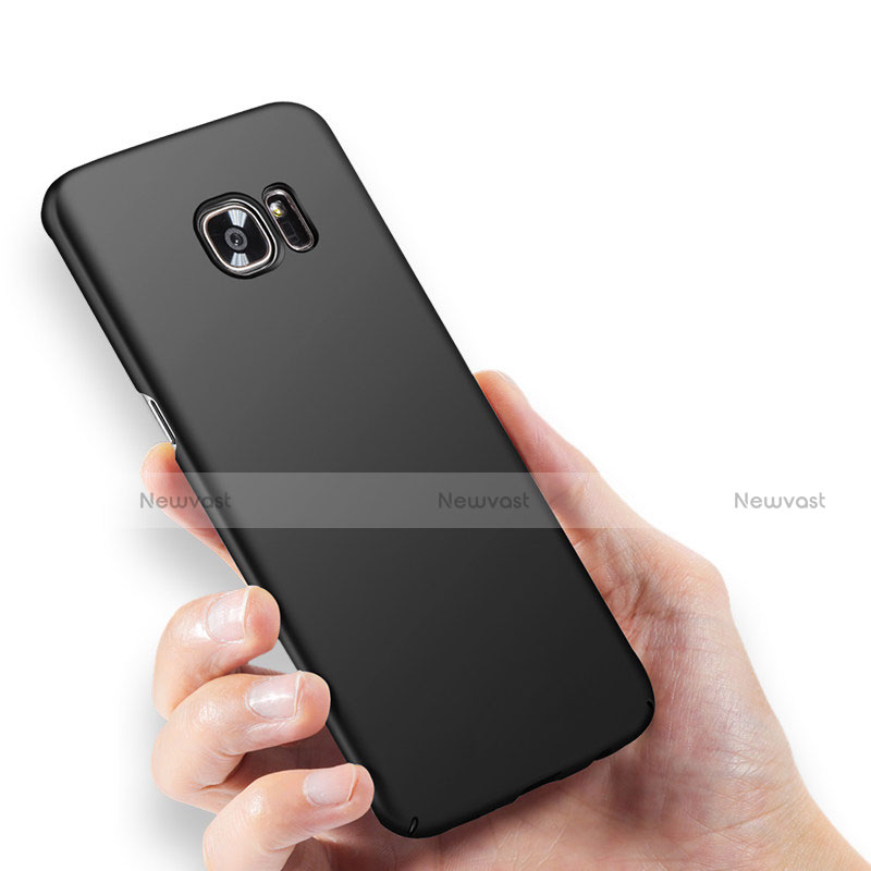 Hard Rigid Plastic Matte Finish Snap On Case M14 for Samsung Galaxy S7 Edge G935F Black