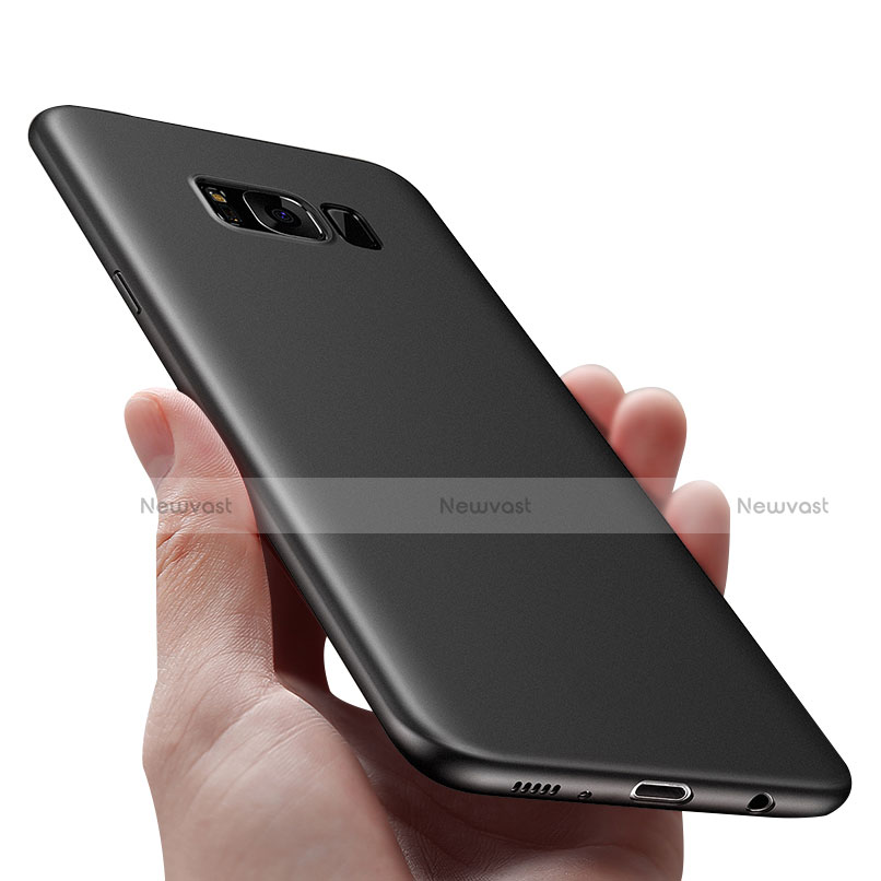 Hard Rigid Plastic Matte Finish Snap On Case M15 for Samsung Galaxy S8 Black