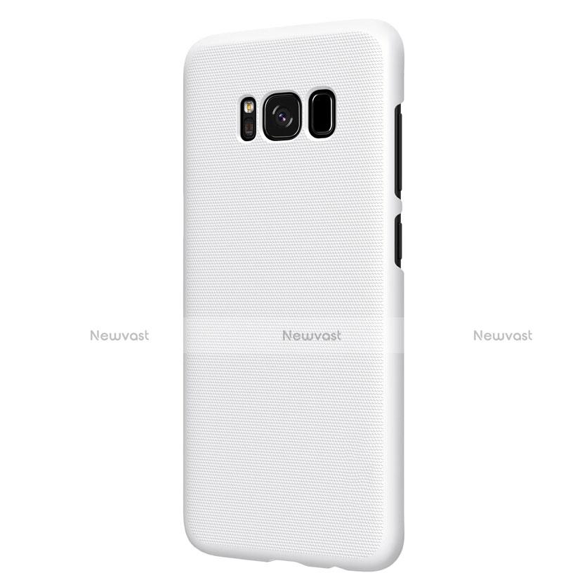 Hard Rigid Plastic Matte Finish Snap On Case P01 for Samsung Galaxy S8 Plus White