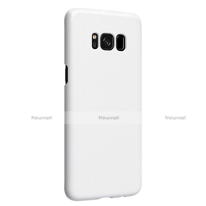 Hard Rigid Plastic Matte Finish Snap On Case P01 for Samsung Galaxy S8 Plus White
