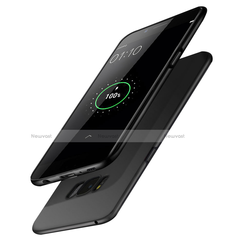 Hard Rigid Plastic Matte Finish Snap On Case P02 for Samsung Galaxy S8 Black
