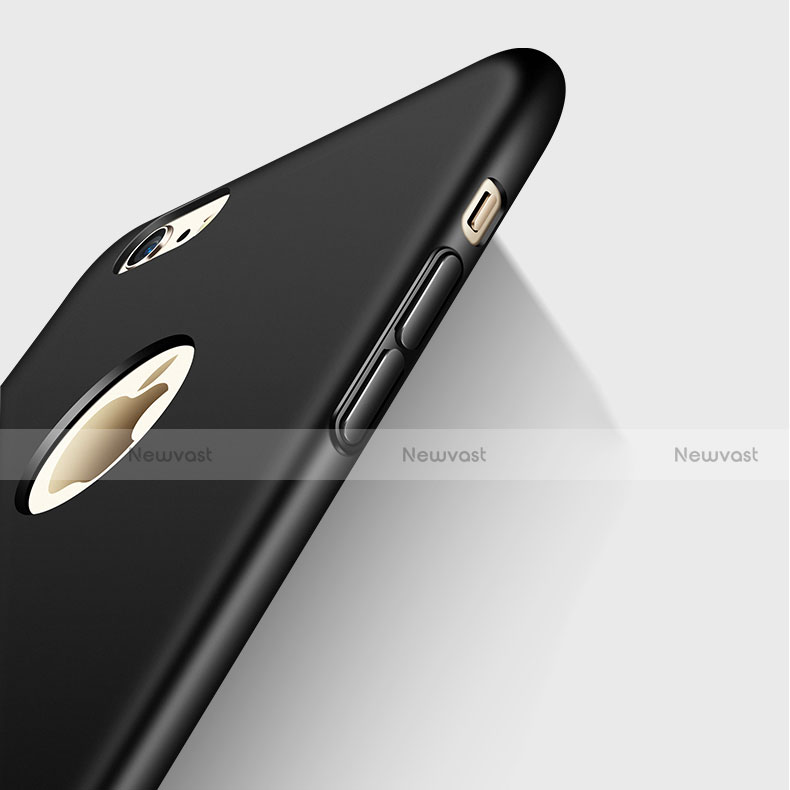 Hard Rigid Plastic Matte Finish Snap On Case P08 for Apple iPhone 6 Plus Black