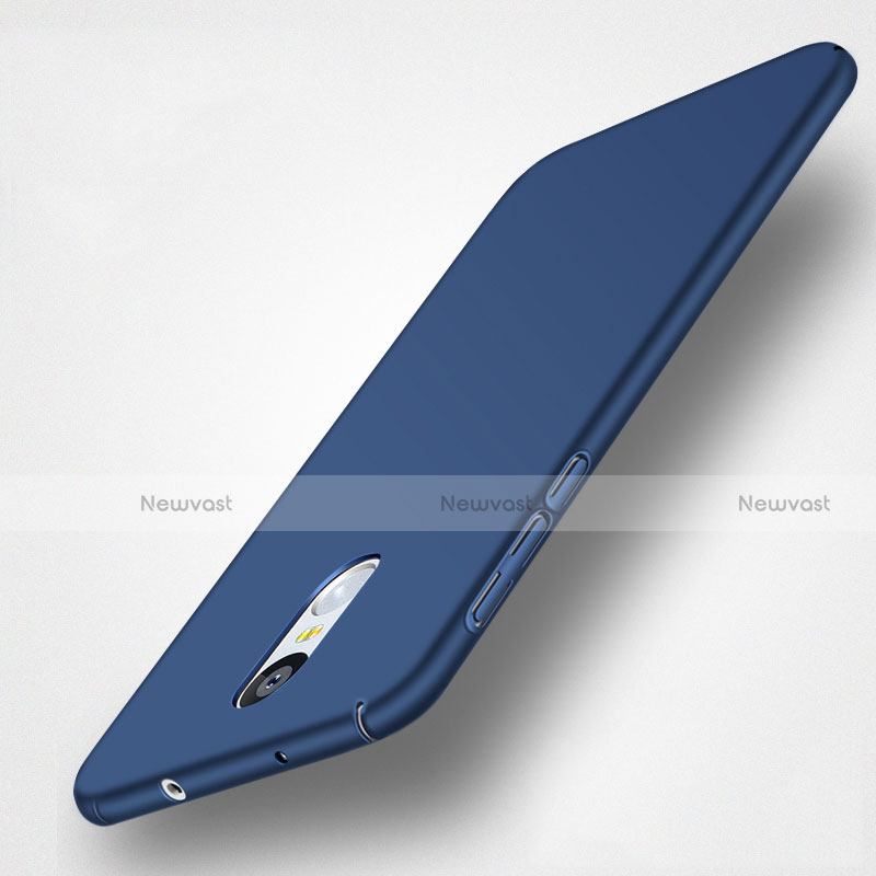 Hard Rigid Plastic Matte Finish Snap On Case Q02 for Xiaomi Redmi Note 4X Blue