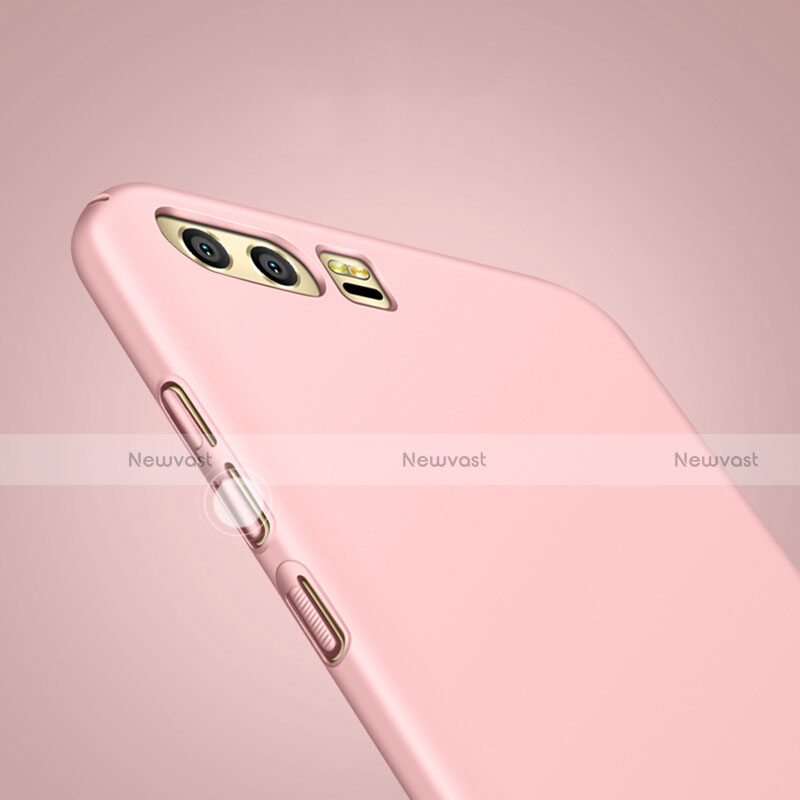 Hard Rigid Plastic Matte Finish Snap On Case with Finger Ring Stand for Huawei Honor 9 Premium Pink