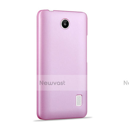 Hard Rigid Plastic Matte Finish Snap On Cover for Huawei Ascend Y635 Pink