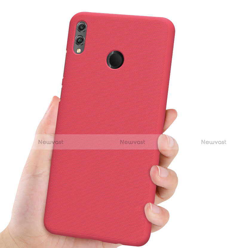 Hard Rigid Plastic Matte Finish Snap On Cover for Huawei Honor 8X Max Red