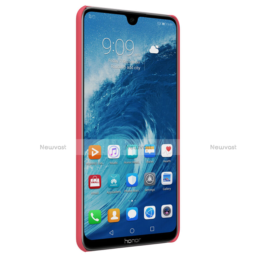 Hard Rigid Plastic Matte Finish Snap On Cover for Huawei Honor 8X Max Red