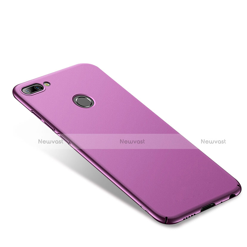 Hard Rigid Plastic Matte Finish Snap On Cover for Huawei Honor 9i Purple