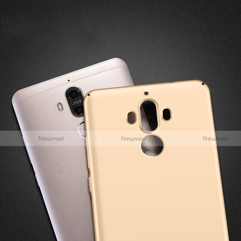 Hard Rigid Plastic Matte Finish Snap On Cover for Huawei Mate 9 Gold