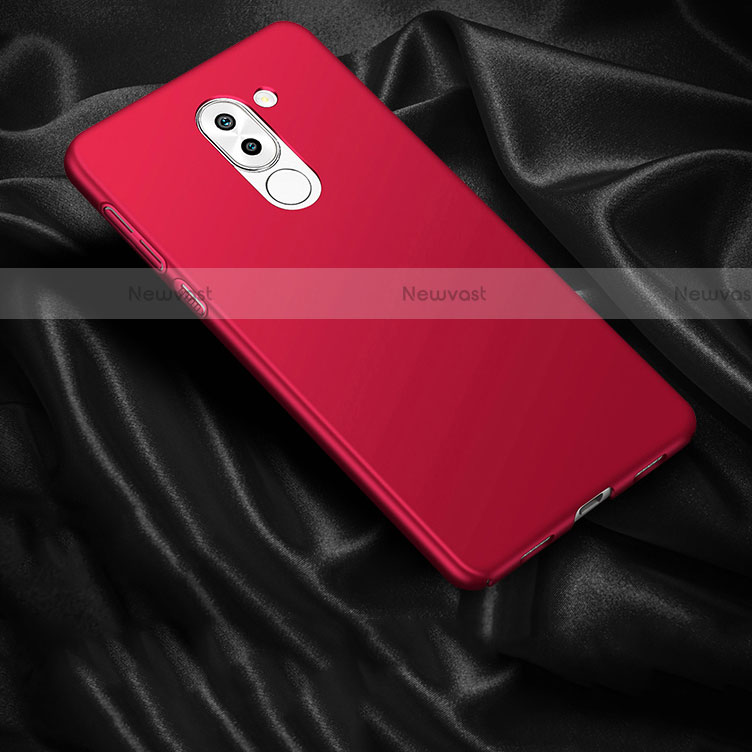 Hard Rigid Plastic Matte Finish Snap On Cover for Huawei Mate 9 Lite Red