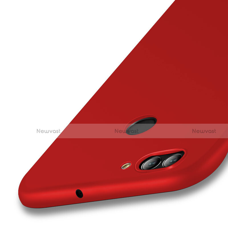Hard Rigid Plastic Matte Finish Snap On Cover for Huawei Nova 2 Plus Red
